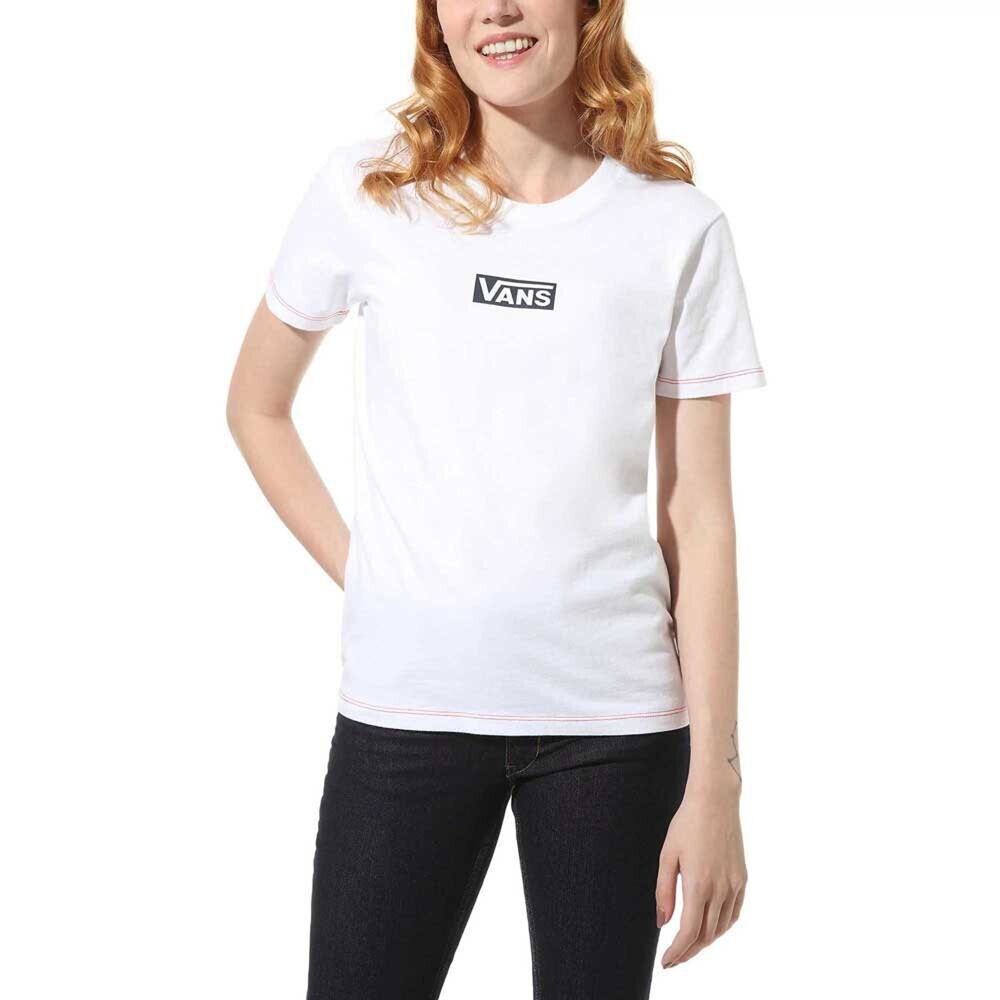 Vans Pro Stitched Tee White Logo Print Short Sleeve Women's T-Shirt Size M